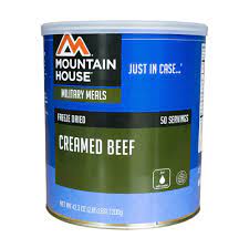 MOUNTAIN HOUSE CREAMED BEEF #10 Can 42.3oz - BeReadyFoods.com