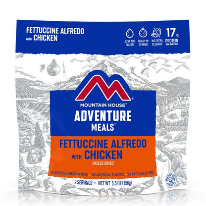 Mountain House Fettuccine Alfredo with Chicken 5.5 oz Pouch - BeReadyFoods.com