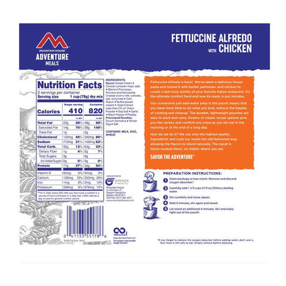 Mountain House Fettuccine Alfredo with Chicken 5.5 oz Pouch - BeReadyFoods.com