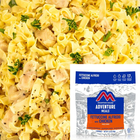 Mountain House Fettuccine Alfredo with Chicken 5.5 oz Pouch - BeReadyFoods.com