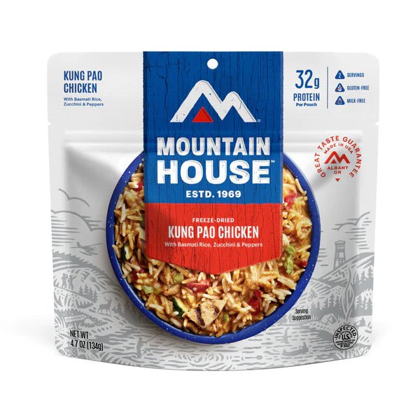 Mountain House Freeze Dried Kung Pao Chicken Pouch - BeReadyFoods.com