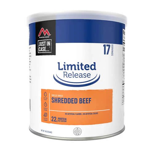 Mountain House Freeze Dried Shredded Beef - #10 can Limited Edition - BeReadyFoods.com