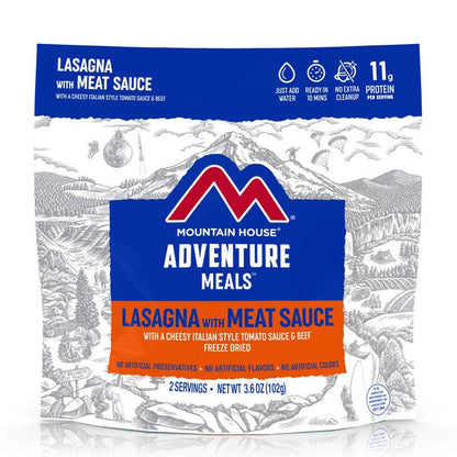 Mountain House Lasagna with Meat Sauce 3.6 oz Pouch - BeReadyFoods.com