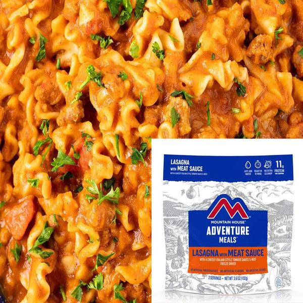 Mountain House Lasagna with Meat Sauce 3.6 oz Pouch - BeReadyFoods.com