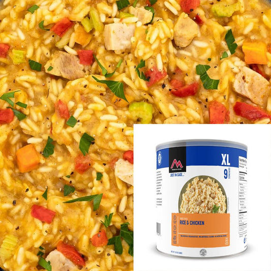 Mountain House Rice and Chicken FD 19 oz #10 - BeReadyFoods.com