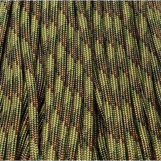 Multi Camo 550 Paracord 100 feet Made in USA - BeReadyFoods.com