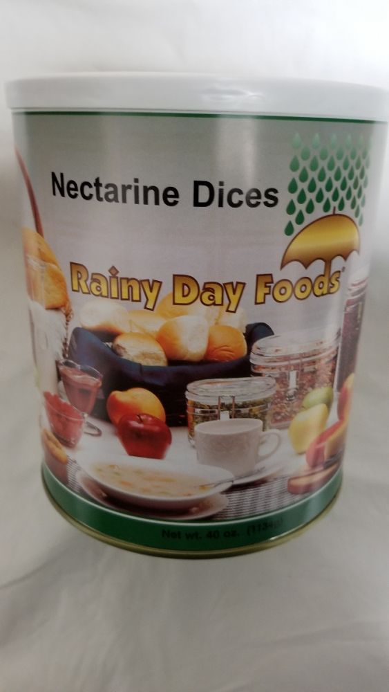 Nectarine Dices 40 oz #10 - BeReadyFoods.com