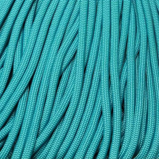 Neon Turquoise 550 Paracord 100 feet Made in USA - BeReadyFoods.com