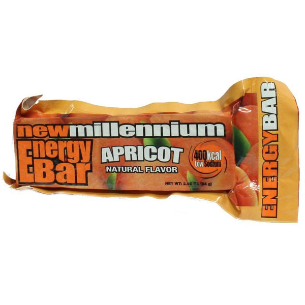 New Millennium Energy Bar Apricot 400 Calories - BeReadyFoods.com