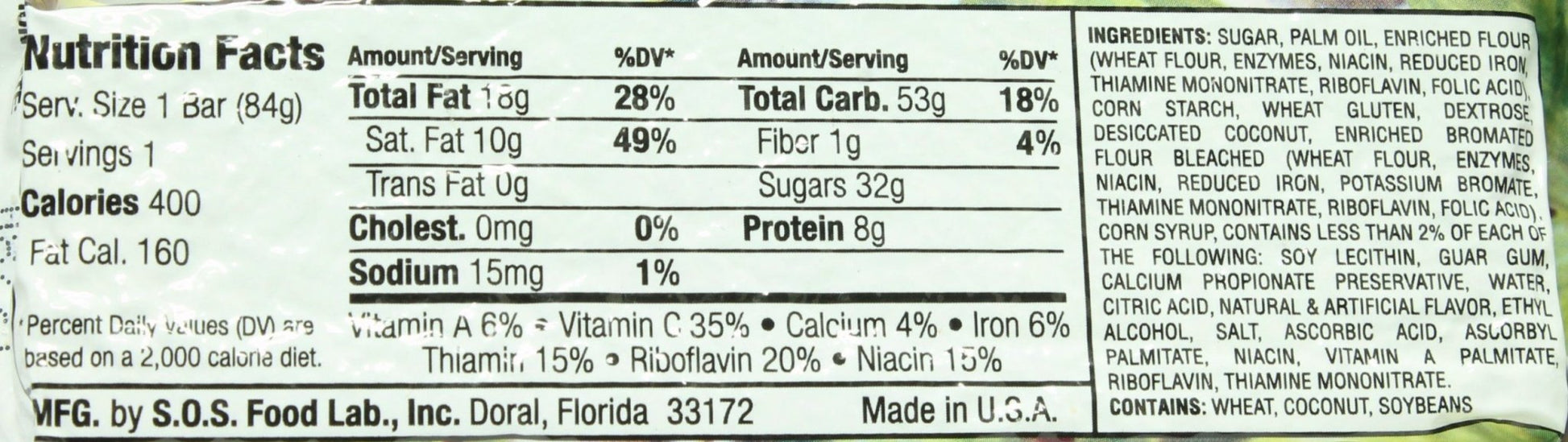 New Millennium Energy Bar Assorted 12 Pack (Totals 3600 Calories) - BeReadyFoods.com