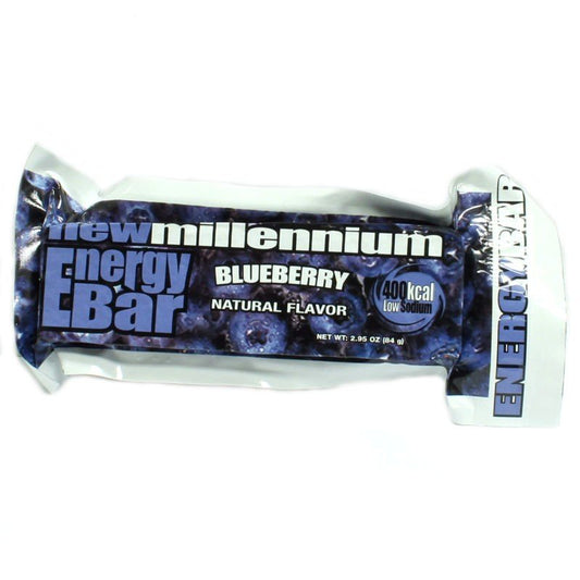 New Millennium Energy Bar Blueberry 400 Calories - BeReadyFoods.com