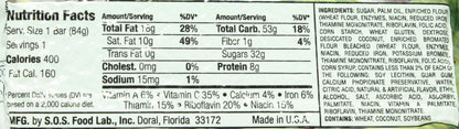 New Millennium Energy Bar Cherry 400 Calories - BeReadyFoods.com