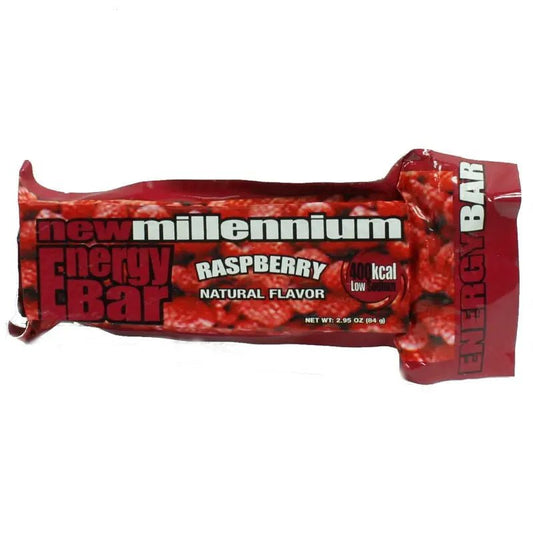 New Millennium Energy Bar Raspberry 400 Calories - BeReadyFoods.com