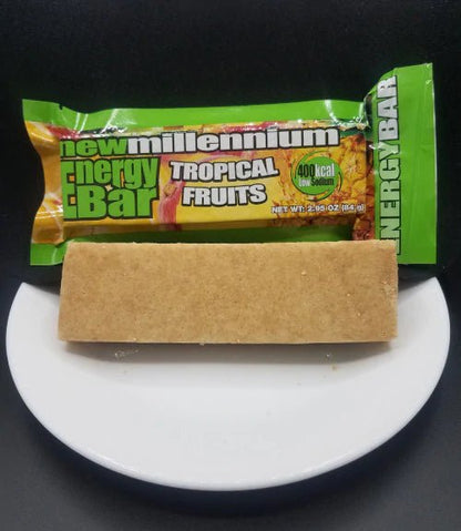 New Millennium Energy Bar Tropical Fruit 400 Calories - BeReadyFoods.com