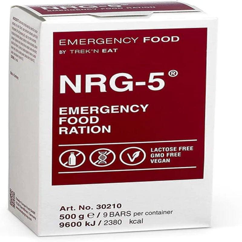 NRG-5 Emergency Ration Bars - BeReadyFoods.com