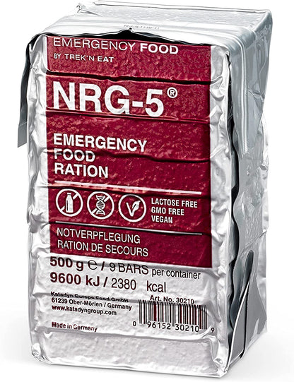 NRG-5 Emergency Ration Bars - BeReadyFoods.com