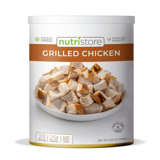 NutriStore Freeze Dried Grilled Chicken 19.47 oz #10 - BeReadyFoods.com