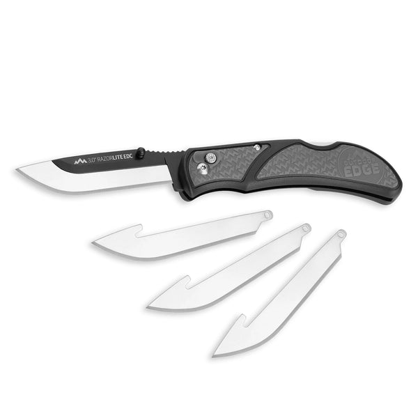 Outdoor Edge Razor EDC Gray Grip - BeReadyFoods.com