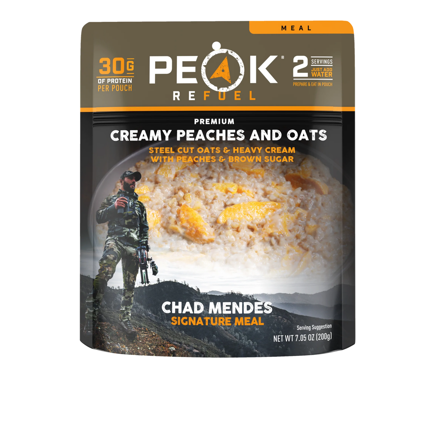 PEAK Creamy Peaches and Oats Pouch 7.05 Pouch - BeReadyFoods.com