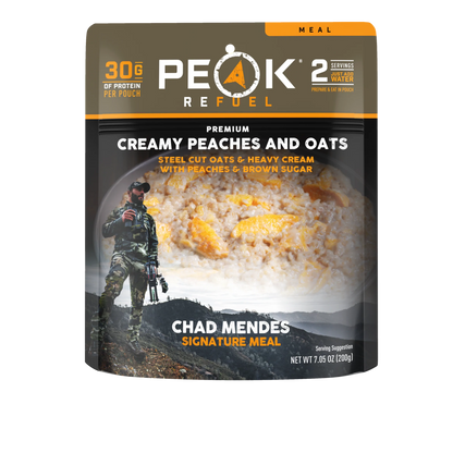 PEAK Creamy Peaches and Oats Pouch 7.05 Pouch - BeReadyFoods.com