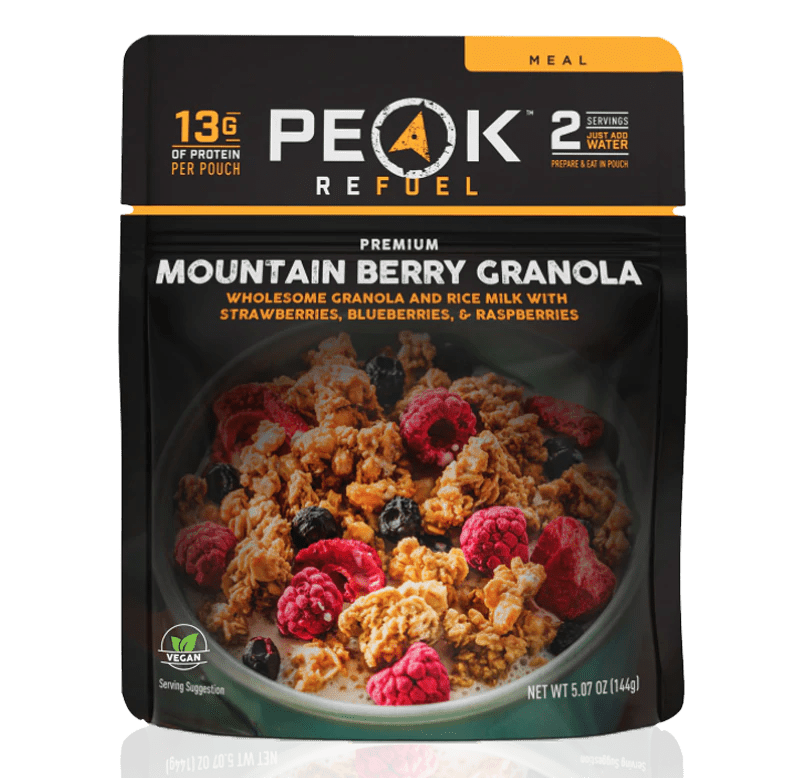 PEAK Mountain Berry Granola 5.07 oz Pouch - BeReadyFoods.com