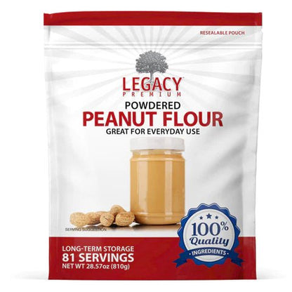 Peanut Butter Powder (Peanut Flour) 28.57 oz Pouch - BeReadyFoods.com