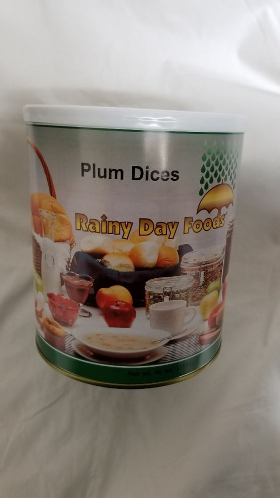 Plum Dices 40 oz #10 - BeReadyFoods.com