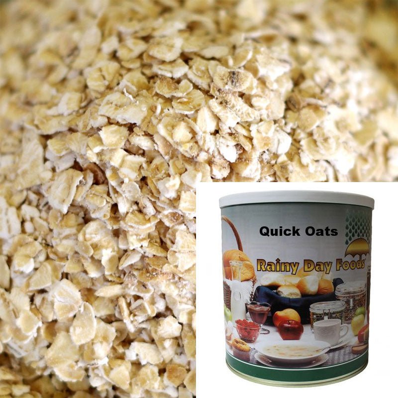 Quick Rolled Oats 40 oz #10 - BeReadyFoods.com