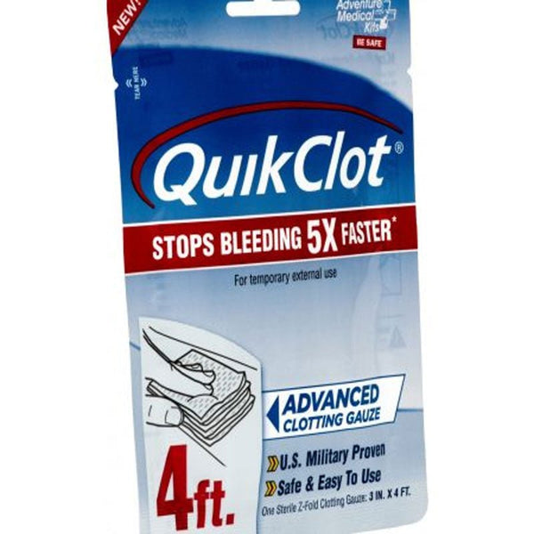 QuikClot Guaze 3" X 48" - BeReadyFoods.com