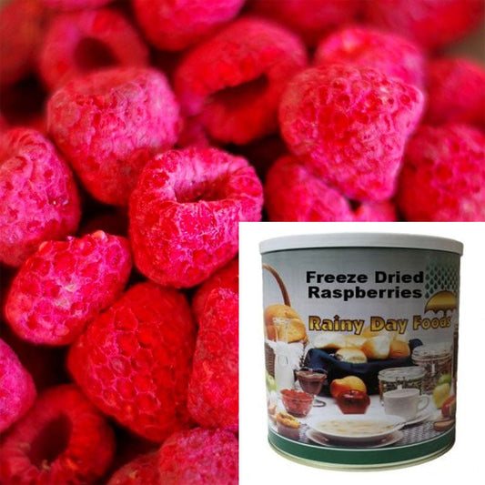 RD Freeze Dried Raspberries 9oz #10 - BeReadyFoods.com
