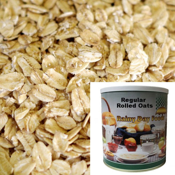 Regular Rolled Oats 40 oz #10 - BeReadyFoods.com