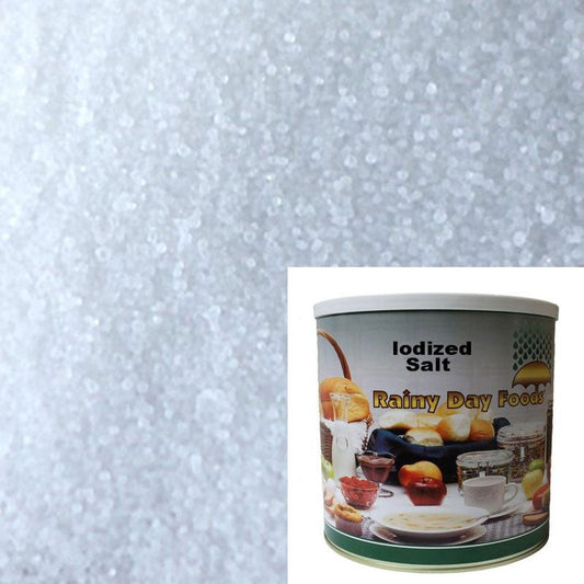 SALT IODIZED 128 OZ #10 (Store Pickup Only) - BeReadyFoods.com