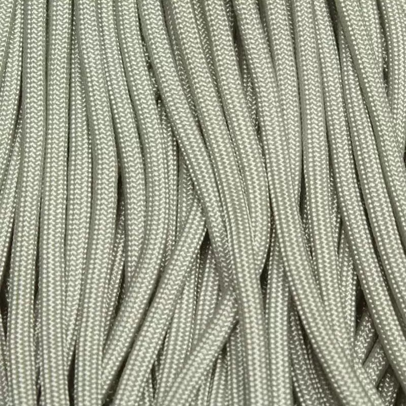 Silver Gray/Grey 550 Paracord 100 feet Made in USA - BeReadyFoods.com