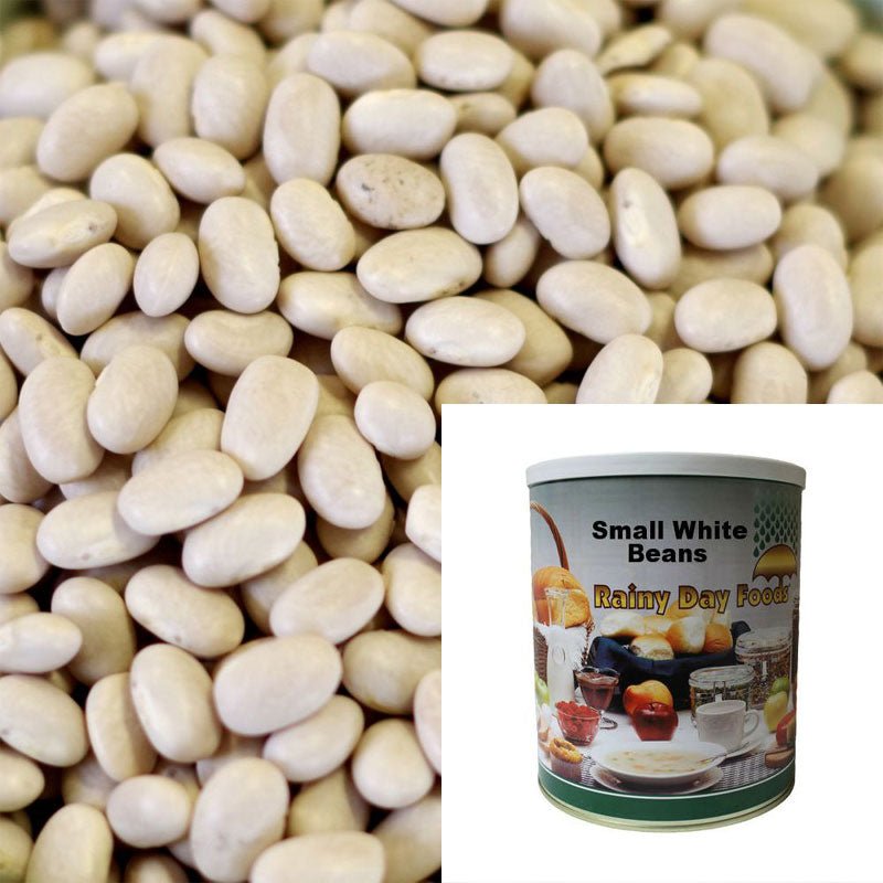 Small White Beans 90 oz #10 (Store Pickup Only) - BeReadyFoods.com