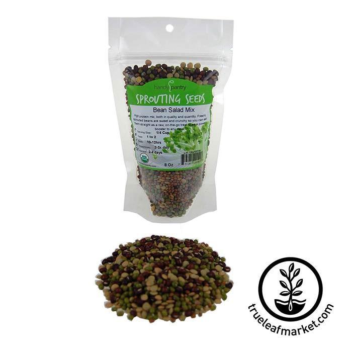 Sprouting Seads Non-GMO Organic Bean Salad Mix 8 oz - BeReadyFoods.com