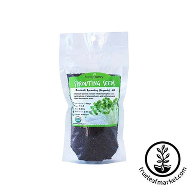 Sprouting Seeds Non-GMO Organic Broccoli 8 oz - BeReadyFoods.com