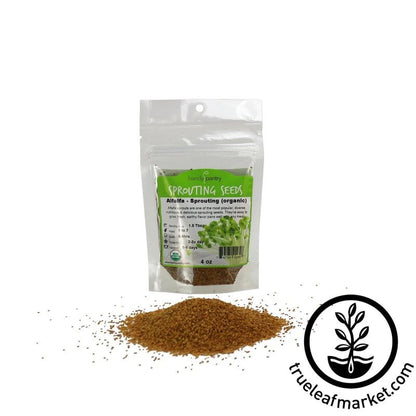 Sprouting Seeds Organic Alfalfa 16 oz - BeReadyFoods.com