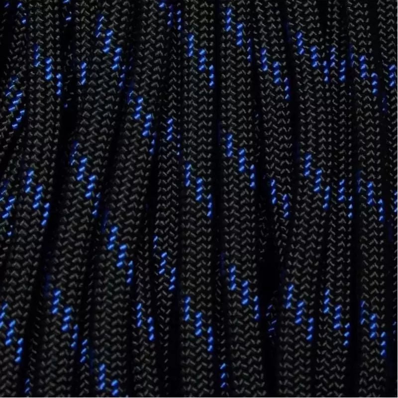 Thin Blue Line 550 Paracord 100 feet Made in USA - BeReadyFoods.com