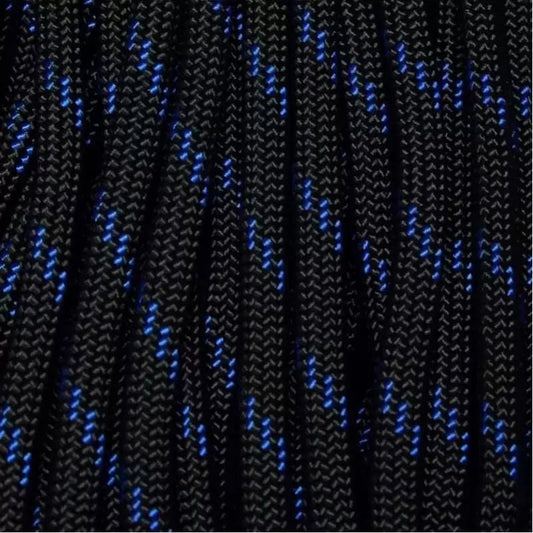 Thin Blue Line 550 Paracord 100 feet Made in USA - BeReadyFoods.com