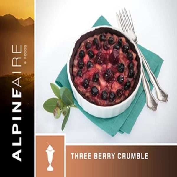 Three Berry Crumble 3.75 oz Pouch - BeReadyFoods.com