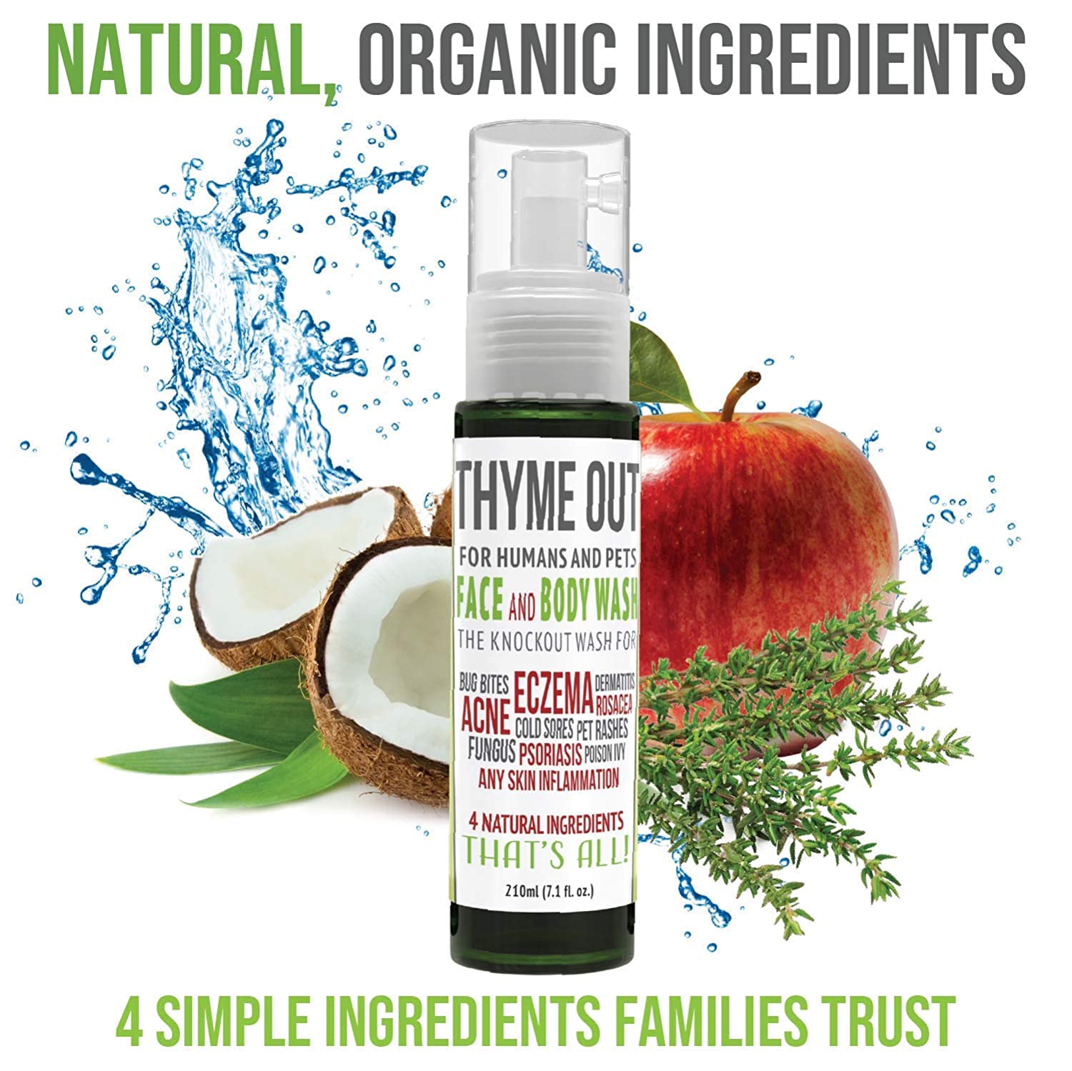 Thyme Out Face & Body Wash 7.1 oz - BeReadyFoods.com