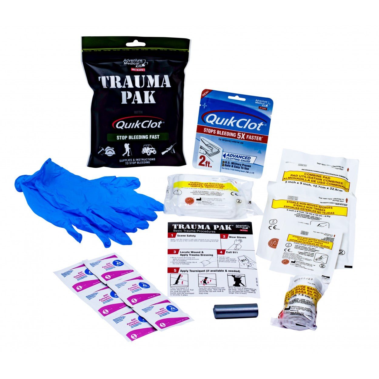 Trauma Pak with QuikClot - BeReadyFoods.com