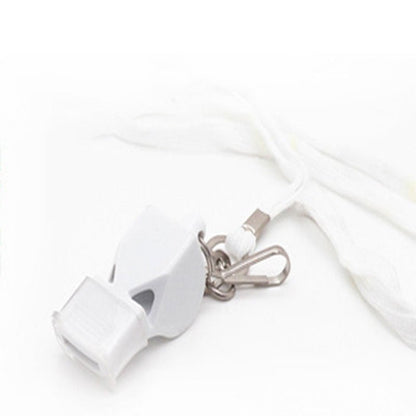 White Whistle with Lanyard - BeReadyFoods.com