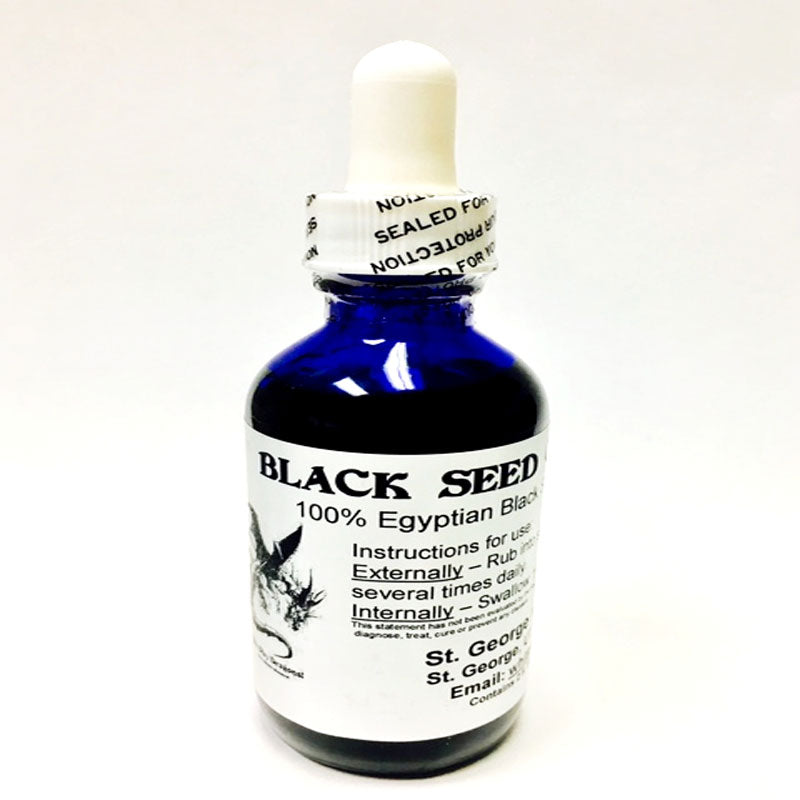 Black Seed Cumin Oil 2 oz St. George Medicinal Herb co./Silver Sol