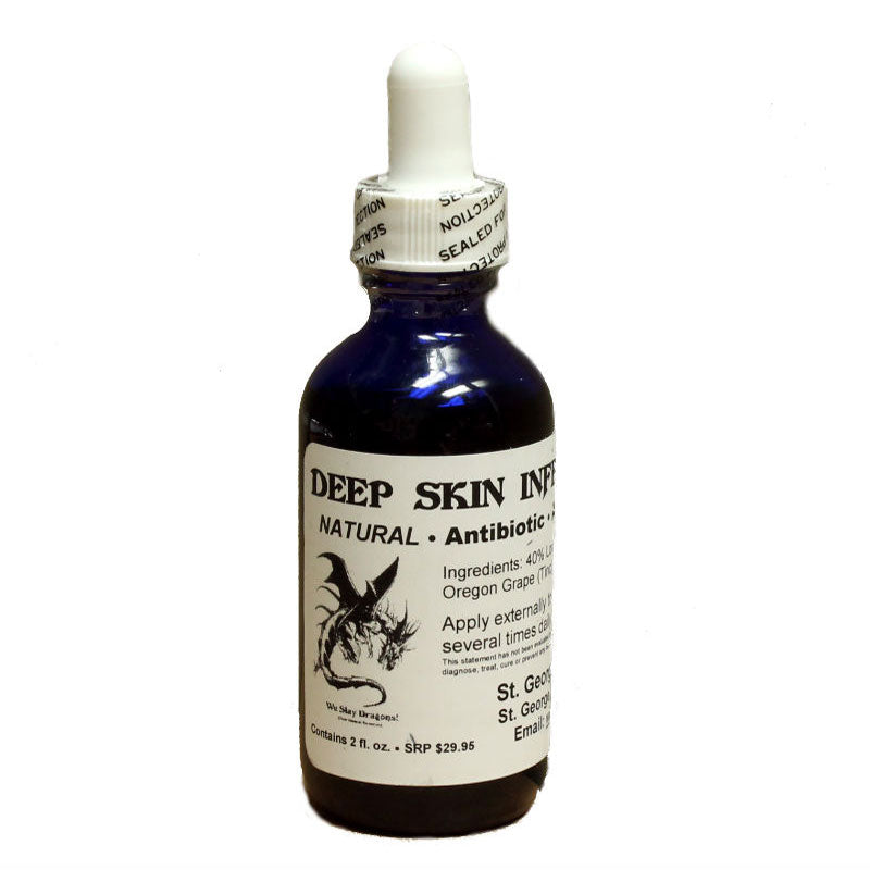 Deep Skin Infection Relief 2 oz St. George Medicinal Herb co./Silver Sol