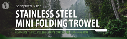 Metal Folding Trowel with Sheath BeReadyFoods.com