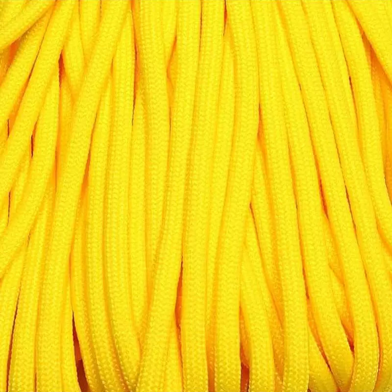 Canary Yellow 550 Paracord 100 feet Made in USA BeReadyFoods.com