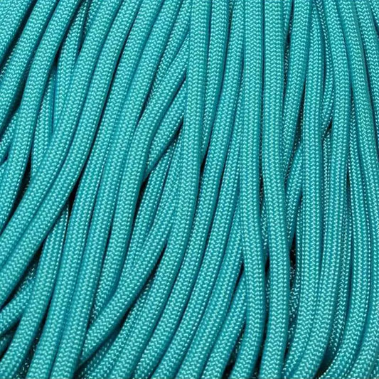 Neon Turquoise 550 Paracord 100 feet Made in USA BeReadyFoods.com