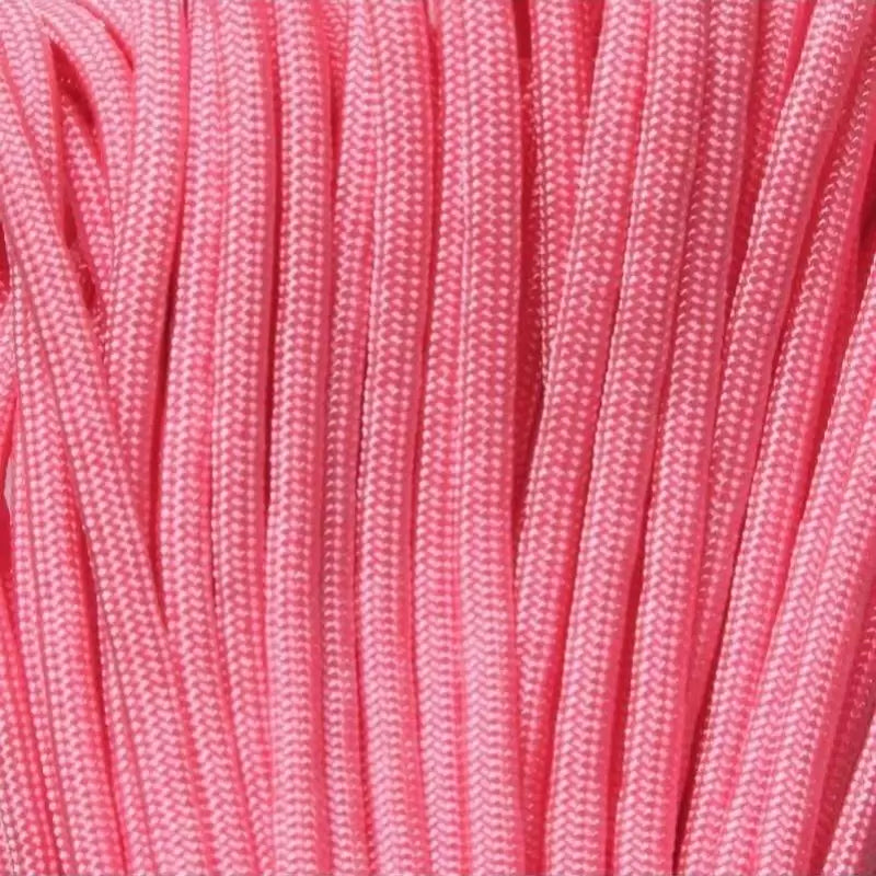 Rose Pink 550 Paracord 100 feet Made in USA BeReadyFoods.com