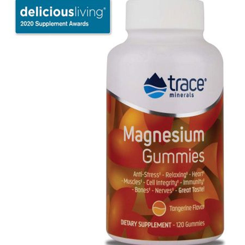 Trace Minerals Magnesium Gummies Tangerine BeReadyFoods.com